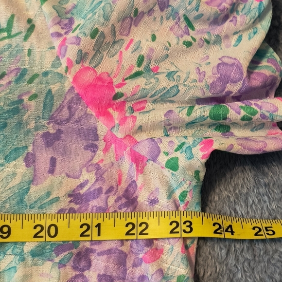 Vintage Pastel Floral Cottage Core House Dress Breathable Knee-length Large - Picture 6 of 7